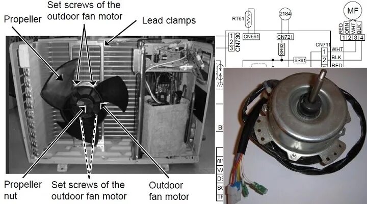 Подключение вентилятора наружного блока кондиционера Электродвигатель вентилятора - Компания ЕВРОБИЗНЕС