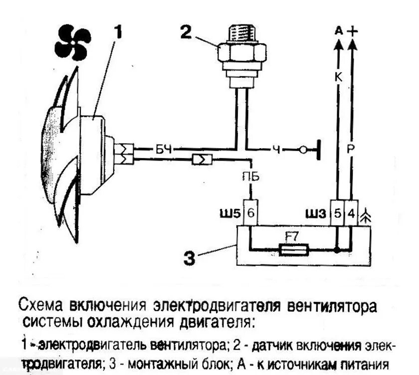 Подключение вентилятора охлаждения двигателя Как изменить температуру включения вентилятора ВАЗ-2110