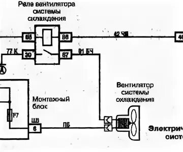 Подключение вентилятора охлаждения ваз 2110 инжектор Схема охлаждения ваз 2110 инжектор 8 клапанов