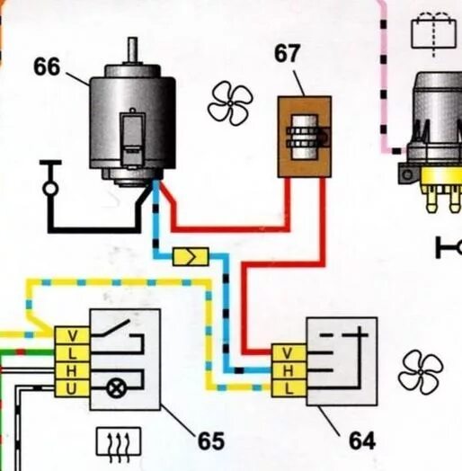 Подключение вентилятора печки ваз Ответы Mail.ru: про провода массы ВАЗ2105 инжектор