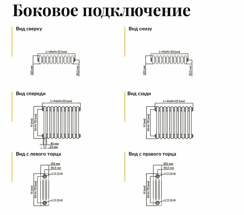 Подключение вертикального радиатора Радиатор трубчатый Solira Elis