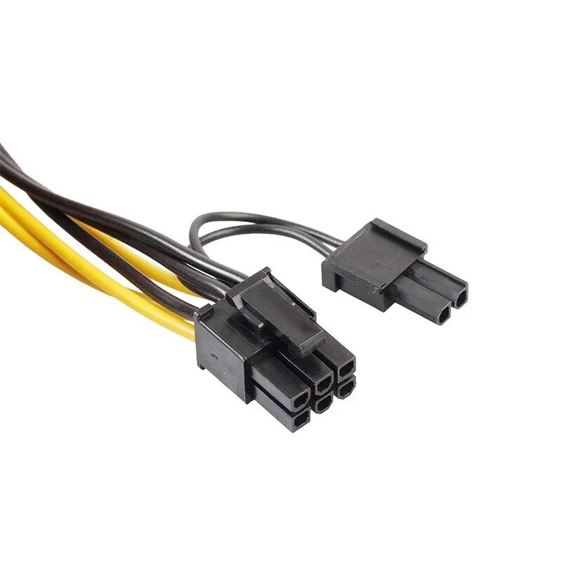 Подключение видеокарты 6 2 pin EN-Labs Molex 6-контактный PCI Express на 2 контакта PCIe 8 (6 + 2), материнская