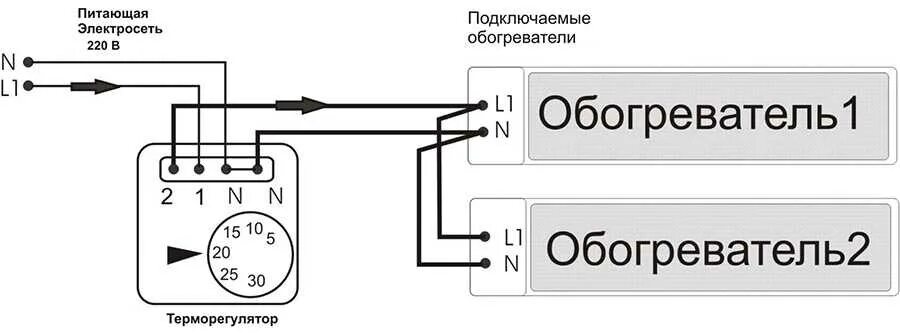 Подключение вмт 1 Теплэко с терморегулятором как подключить фото - DelaDom.ru