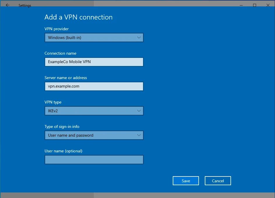 Подключение vpn win 10 Configuring IPsec IKEv2 Remote Access VPN Clients on Windows pfSense Documentati