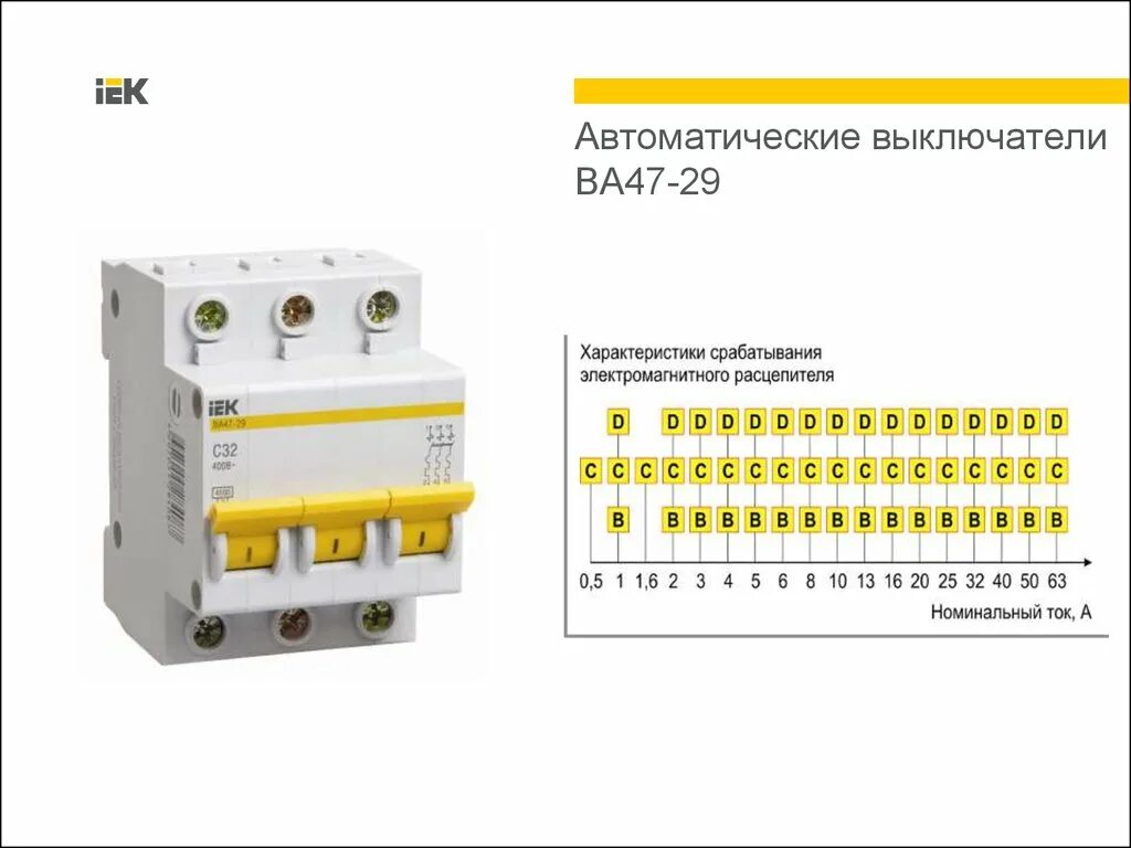 Подключение выключателя автоматического ва47 29 Ва47 29 расшифровка фото Molot-Club.ru