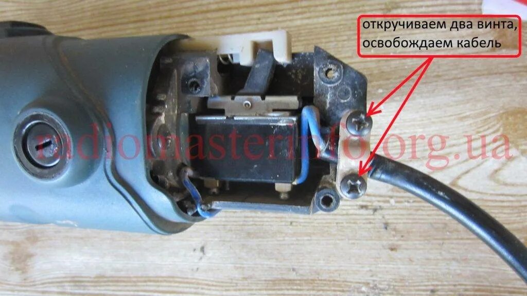 Подключение выключателя болгарки Ремонт болгарки своими руками, когда она не включается, не развивает обороты, гр