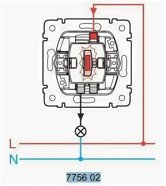 Подключение выключателя эра серия 12 Как подключить выключатель Легранд: с одной и двумя клавишами, с подсветкой