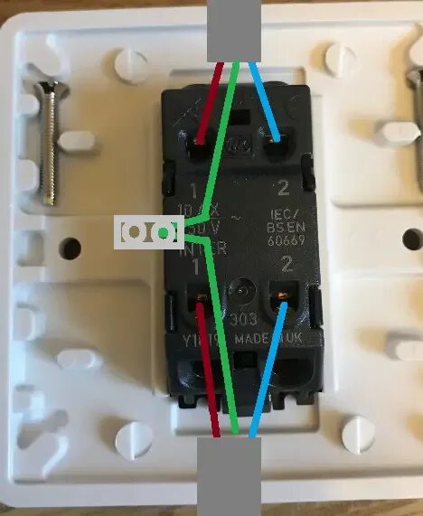 Подключение выключателя l1 l2 Miniatura constantemente Previamente l l1 l2 switch Oxidado Interactuar casete