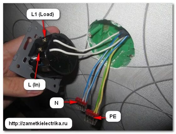 Подключение выключателя по цветам проводов Сенсорный выключатель света VL-C701R от Livolo Заметки электрика