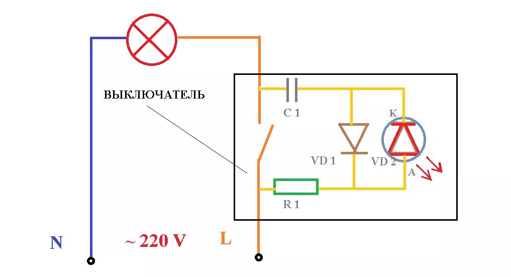 KCD3 Rocker Switch ON OFF 2 Position 3 Pin Electrical equipment With Light Power