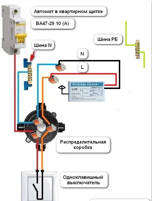 Как подключить люстру к выключателю " Электрик Инфо