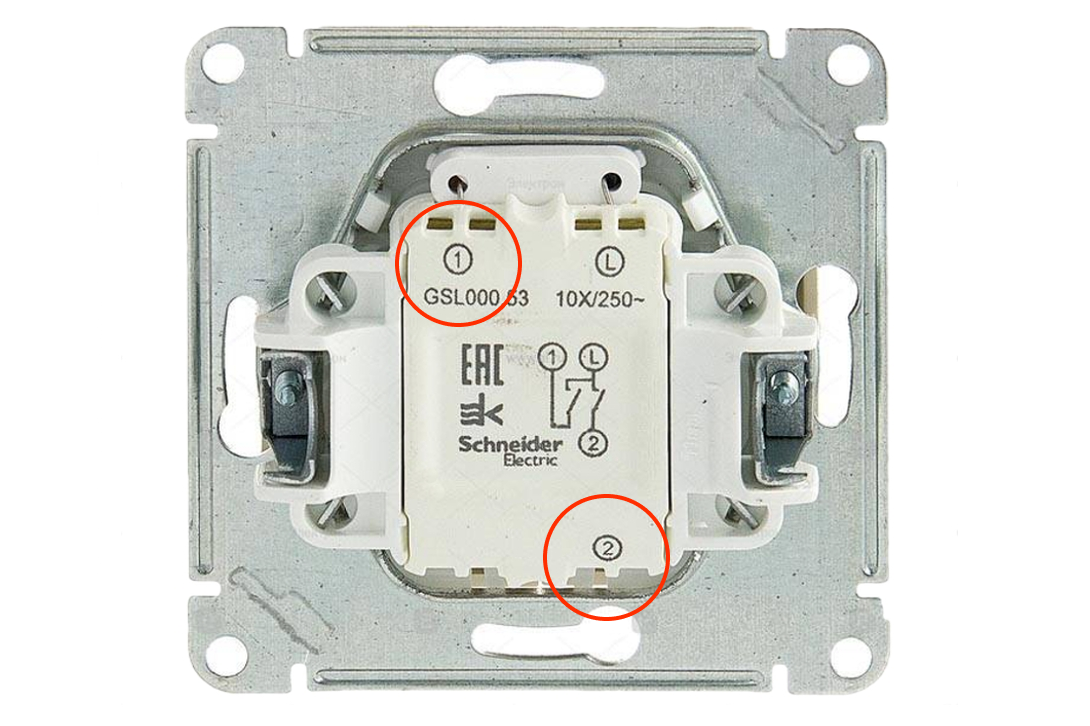 Подключение выключателя schneider electric Как правильно подключить проходной выключатель Схема подключения переключателя -