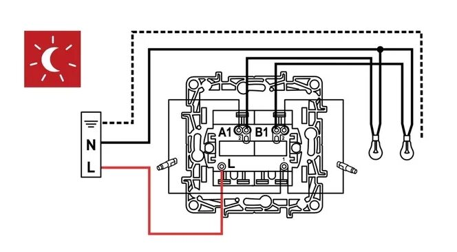 Купить - Выключатель 2-кл Systeme Electric ATLAS DESIGN сх.5 10АХ белый ATN00015