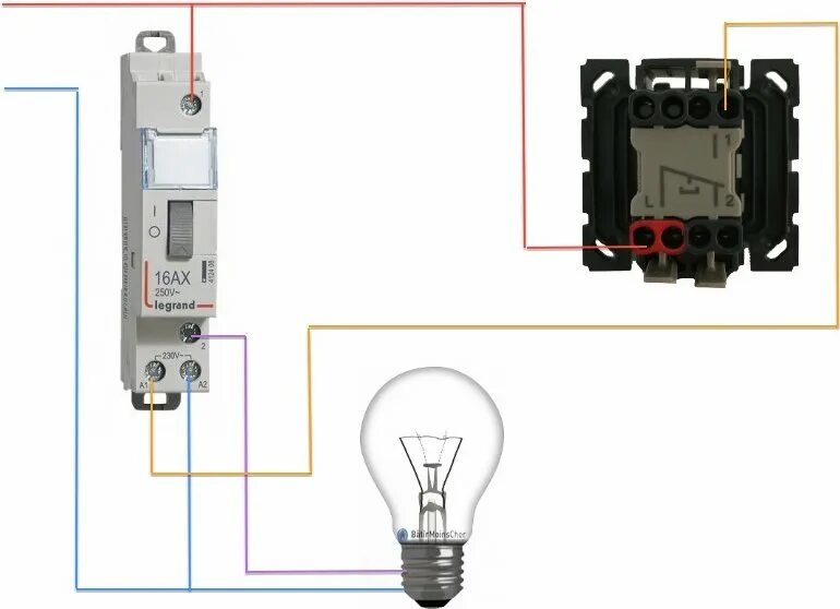 Подключение выключателя света через контактор Что такое контактор: для чего нужен, принцип работы, виды и отличие от пускателя