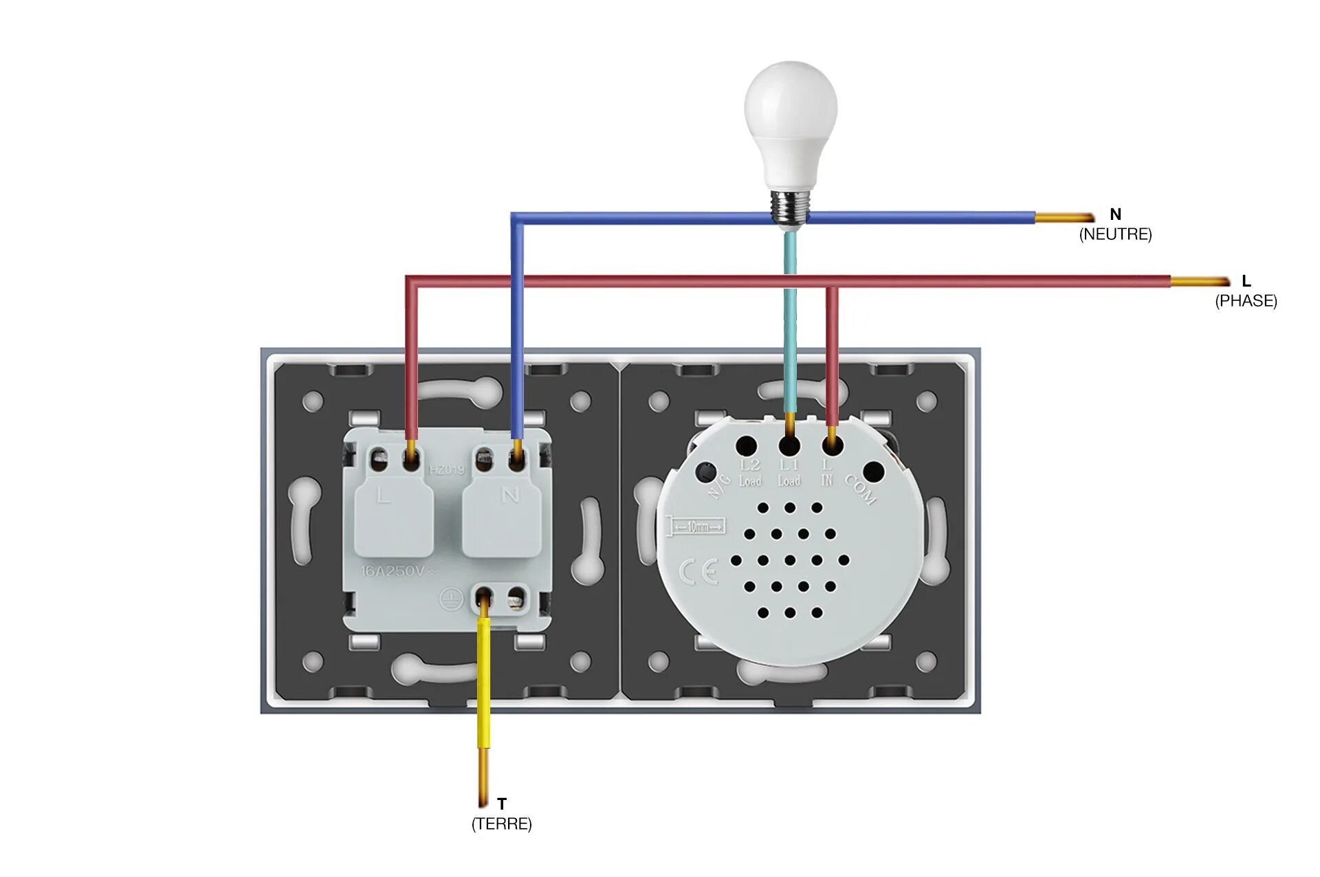 Подключение выключателя systeme electric Подключение розетки от выключателя света: найдено 88 изображений