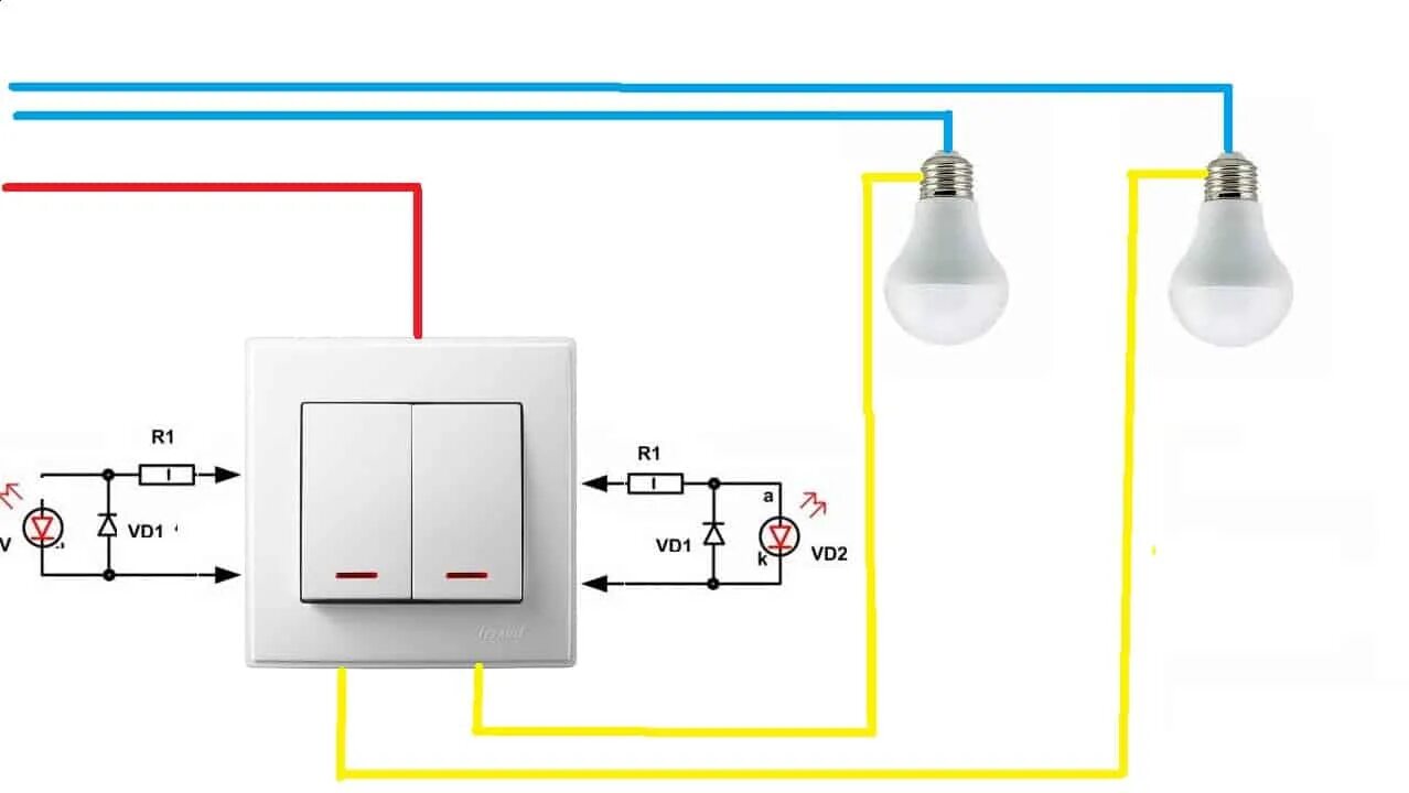 Подключение выключателя systeme electric Как подключить двухклавишный выключатель: инструкция схема подключения + фото - 