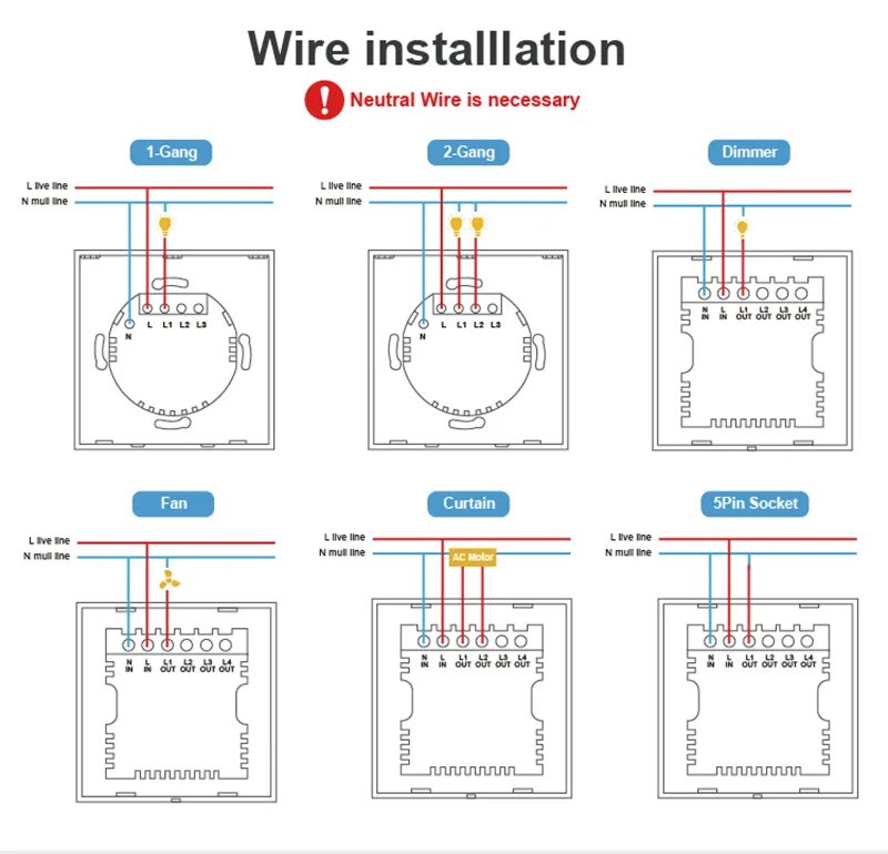 Подключение выключателя touch switch Shinelite 2 Года Гарантии Великобритания Ес Умный Wifi Переключатель Для Штор Ра