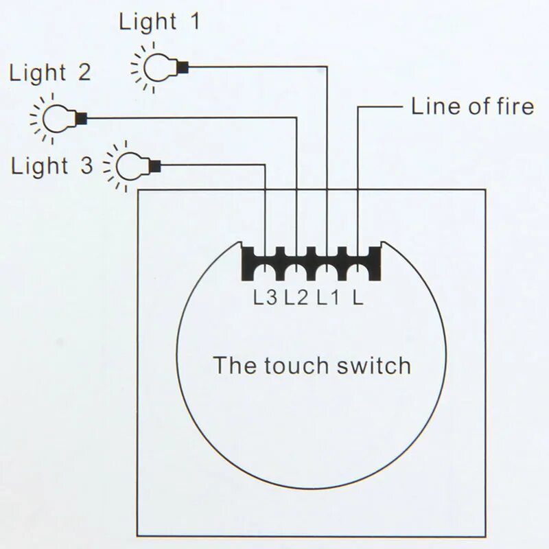 Подключение выключателя touch switch Настенный сенсорный выключатель eWeLink с Wi-Fi, 1/2/3 клавиши, ЕС, переключател