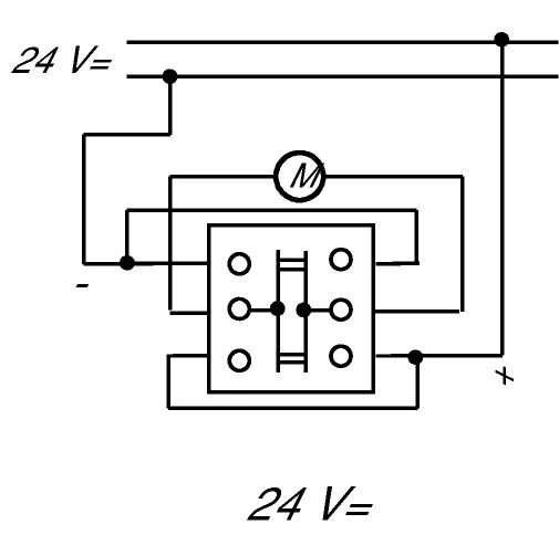 Подключение выключателя жалюзи Busch-Jaeger - Blind switch/push-switch DP