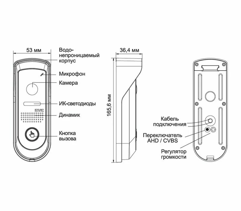 Подключение вызывной панели dvc Вызывная панель DVC-514C купить в Москве недорого