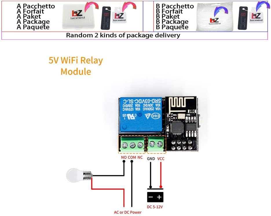 Подключение wifi реле Esp relay