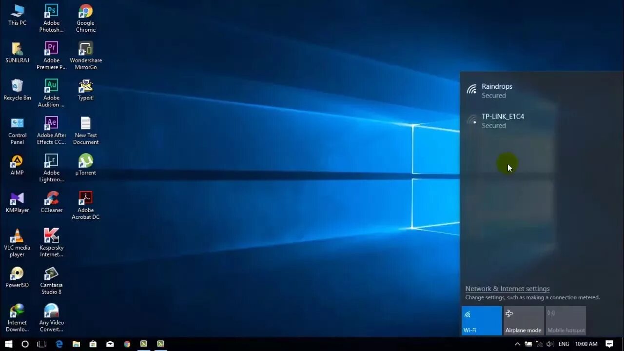 Подключение wifi виндовс 10 How to change wifi password in windows 10 - YouTube