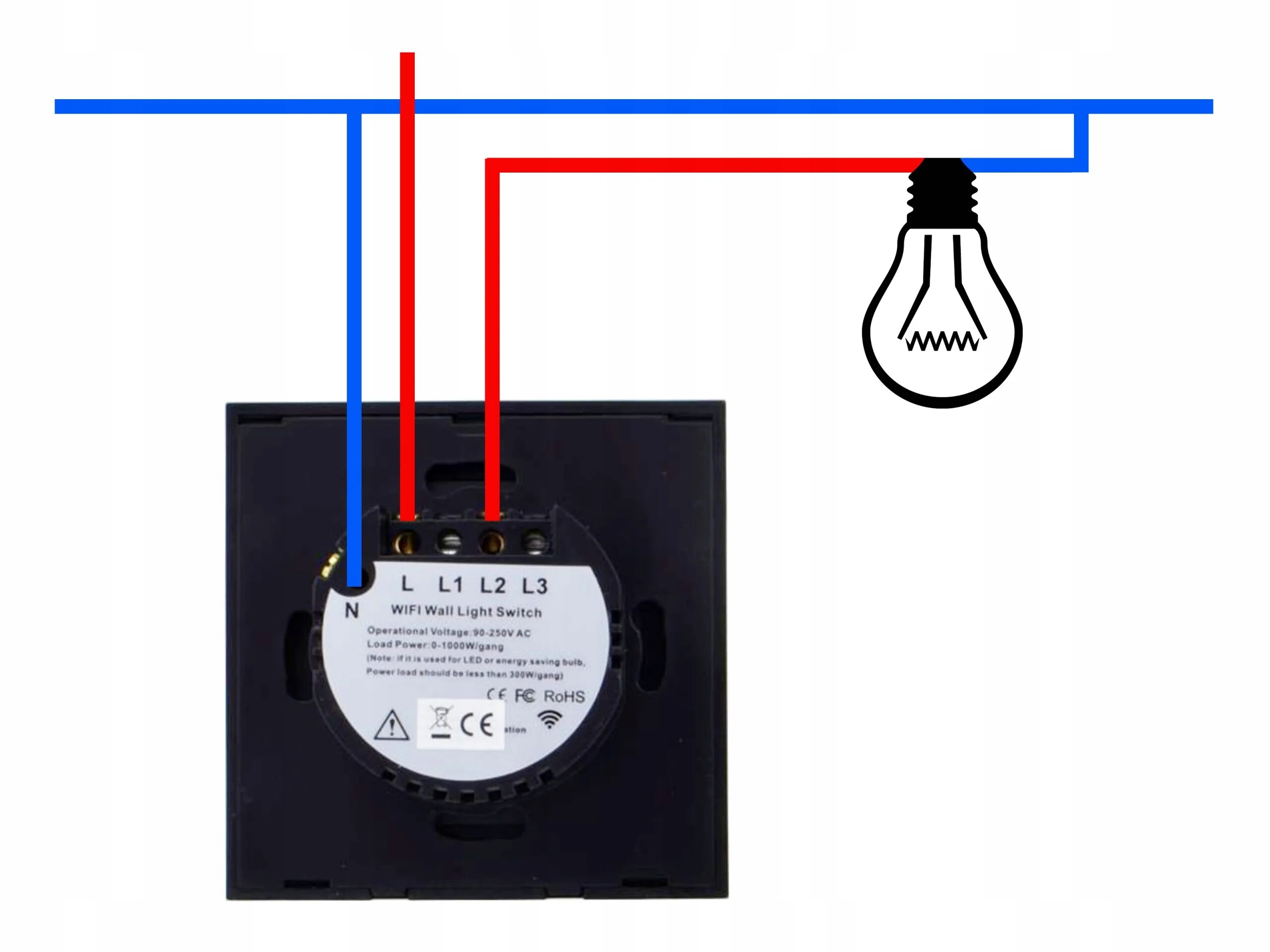Подключение wifi выключателя без нуля Умный выключатель света подключение: найдено 90 изображений