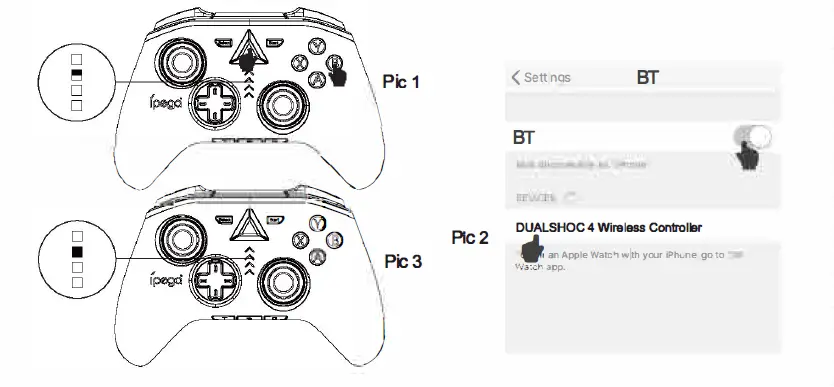 Подключение wireless controller к телевизору ipega PG-9097 Wireless Controller User Manual