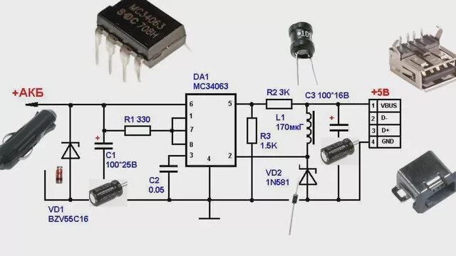 Подключение юсб зарядка телефон USB- адаптер для автомобиля