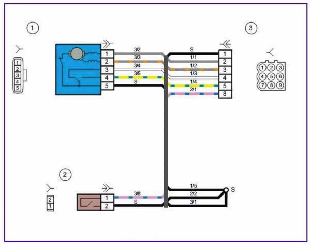 Подключение заднего дворника гранта Схемы проводки на Ладу Гранта. Распиновки