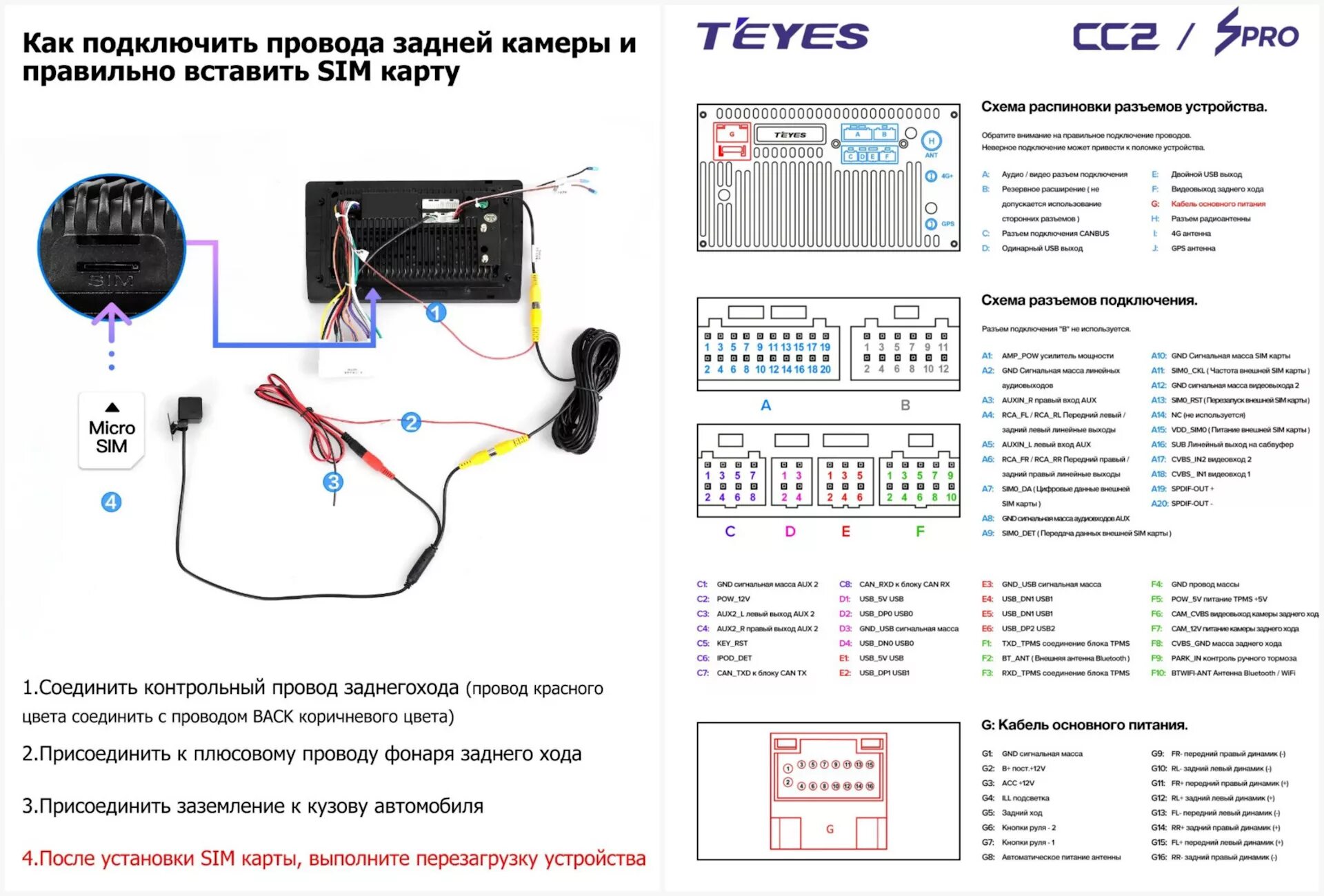 Подключение задней камеры на магнитоле тиайс сс32к Магнитола TEYES SPRO 4-64 Гб - KIA Sportage (4G), 2 л, 2019 года автозвук DRIVE2