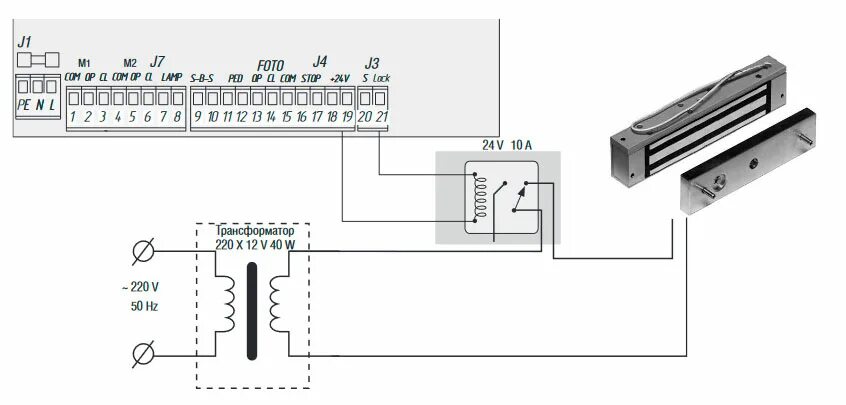 Подключение замка к приводу came Привод ARM-320 Руководство по монтажу и эксплуатации - ДорХан - Нижний Новгород