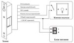 Подключение замка классика Схема подключения кнопки электромагнитного замка