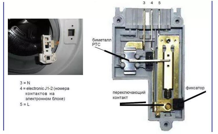 Подключение замка стиральной машины схема Замена замка люка (УБЛ) стиральной машины в СПб: цена, вызов мастера