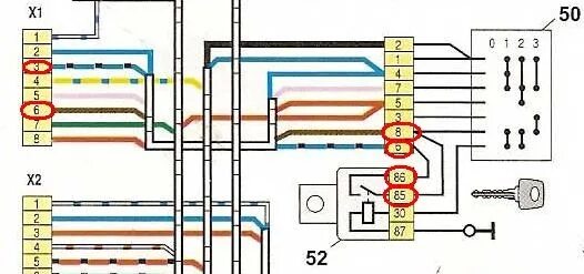 Подключение замка зажигания 2108 Устранение просадки напряжения . - Lada 2109, 1,3 л, 1989 года электроника DRIVE