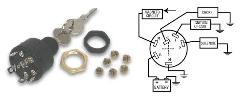 Подключение замка зажигания на лончин 2v80fd Mower 5 Pole Ignition Switch Wiring Diagram - Your Ultimate Guide to Wiring Diag