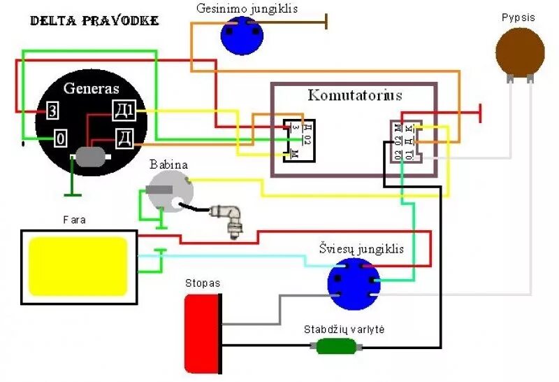 Подключение зажигания альфа Схема зажигания альфа 110 фото - PwCalc.ru