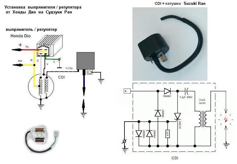 Подключение зажигания альфа не могу завести 2тактный цеповик 1F39QMB - Скутеры 50сс - Форум о мотоциклах и с