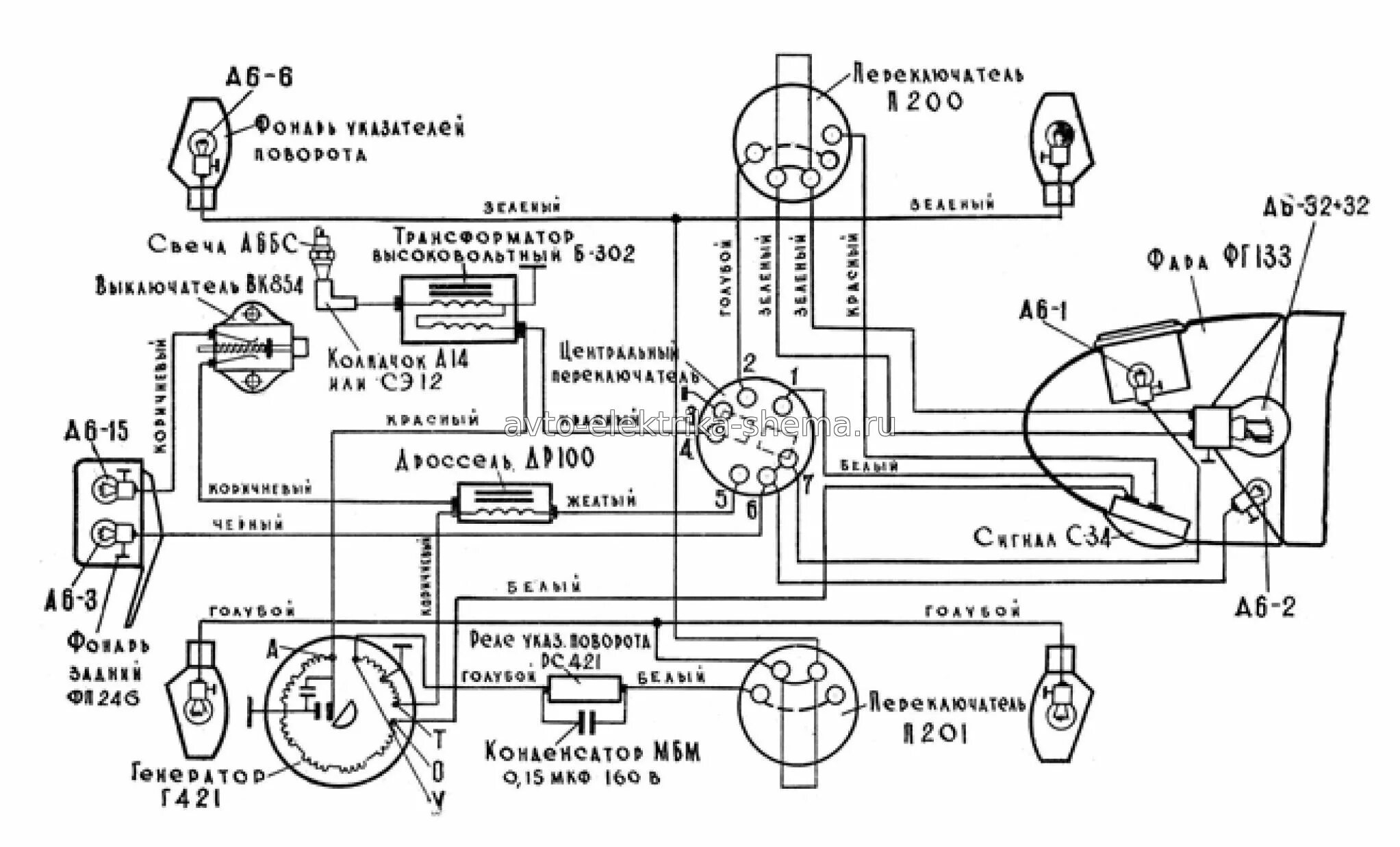 Подключение зажигания минск 6 вольт Схема электрооборудования мотоциклов Минск