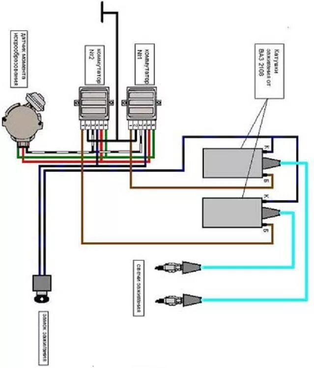 Подключение зажигания ока Система зажигания. - СеАЗ 11113 Ока, 2000 года тюнинг DRIVE2
