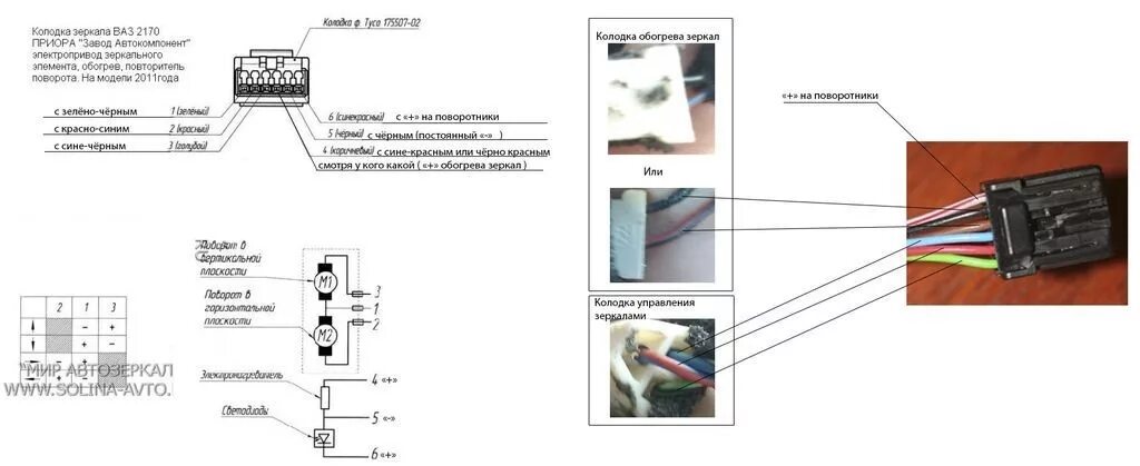 Подключение зеркал приора на ваз 2110 Установка SE зеркал на Приору комплектации "НОРМА" - DRIVE2
