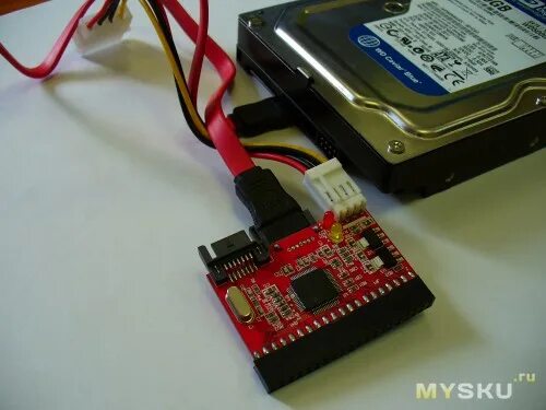 Подключение жесткого диска через переходник IDE to SATA / SATA to IDE Drive Dual Convert Adapter - Переходник с SATA на IDE 