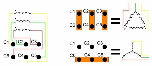 Подключение звезда без ноля Звезда и треугольник в электродвигателе: принцип подключения и отличия