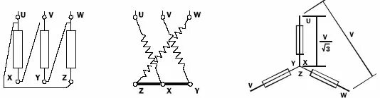 Подключение звезда без ноля Подключение 3-х фазных электродвигателей