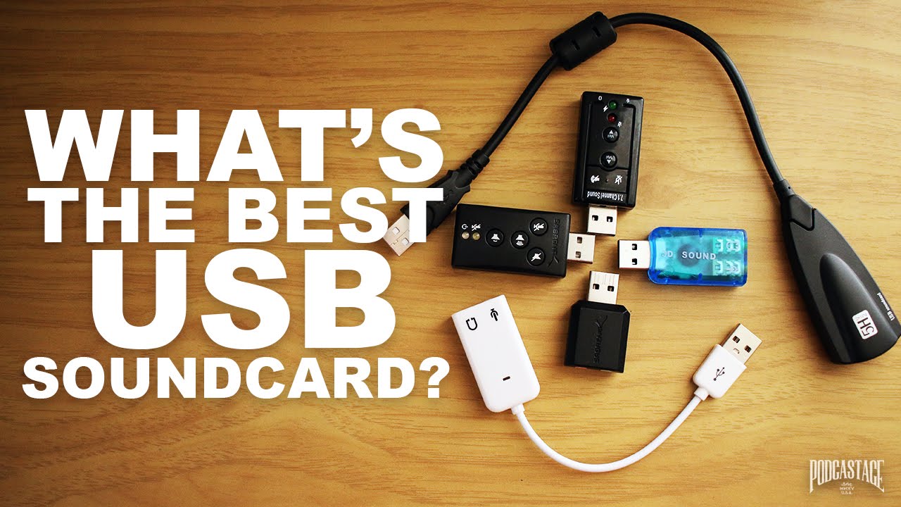 Подключение звука через usb What's the Best USB Soundcard? (OLD) - YouTube