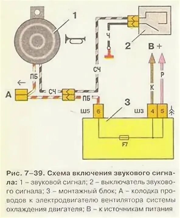 Подключение звукового сигнала ваз Замена штатной "пукалки" на солидный волговский сигнал. - Lada 21124, 1,6 л, 200