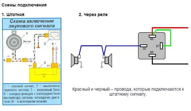 Подключение звукового сигнала ваз Закос под америкос или габариты в поворотниках+звуковой сигнал - Lada 21124, 1,6