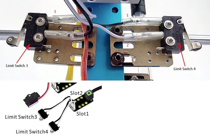 Подключением двух концевиков Connect limit switch cables right way? - XY Plotter - Makeblock Forum