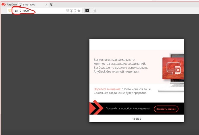 Подключения без лицензии Вы достигли максимального количества исходящих соединений в AnyDesk: как исправи