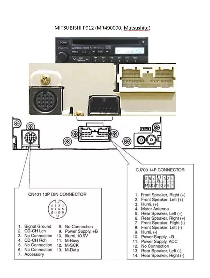 Подключения митсубиси магнитолы Тридцать первая запись. Распиновка магнитол MITSUBISHI - Mitsubishi Grandis, 2,4
